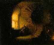 Rembrandt Peale Philosopher in meditation Spain oil painting artist